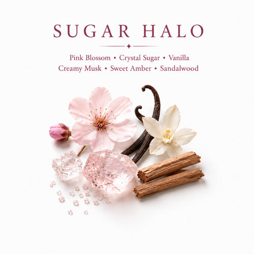 Sugar Halo Perfume Spray. Sweet Gourmand Fragrance, Amber Saffron Warm Sugar Milk by Curious Apothecary