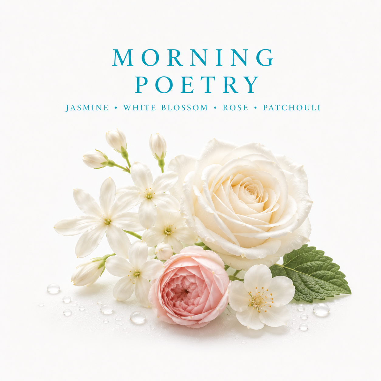 Morning Poetry Perfume, Jasmine, Rose White Floral by Curious Apothecary