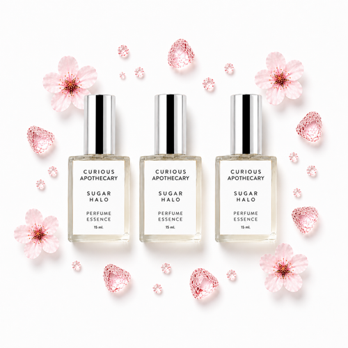 Sugar Halo Perfume Spray. Sweet Gourmand Fragrance, Amber Saffron Warm Sugar Milk by Curious Apothecary