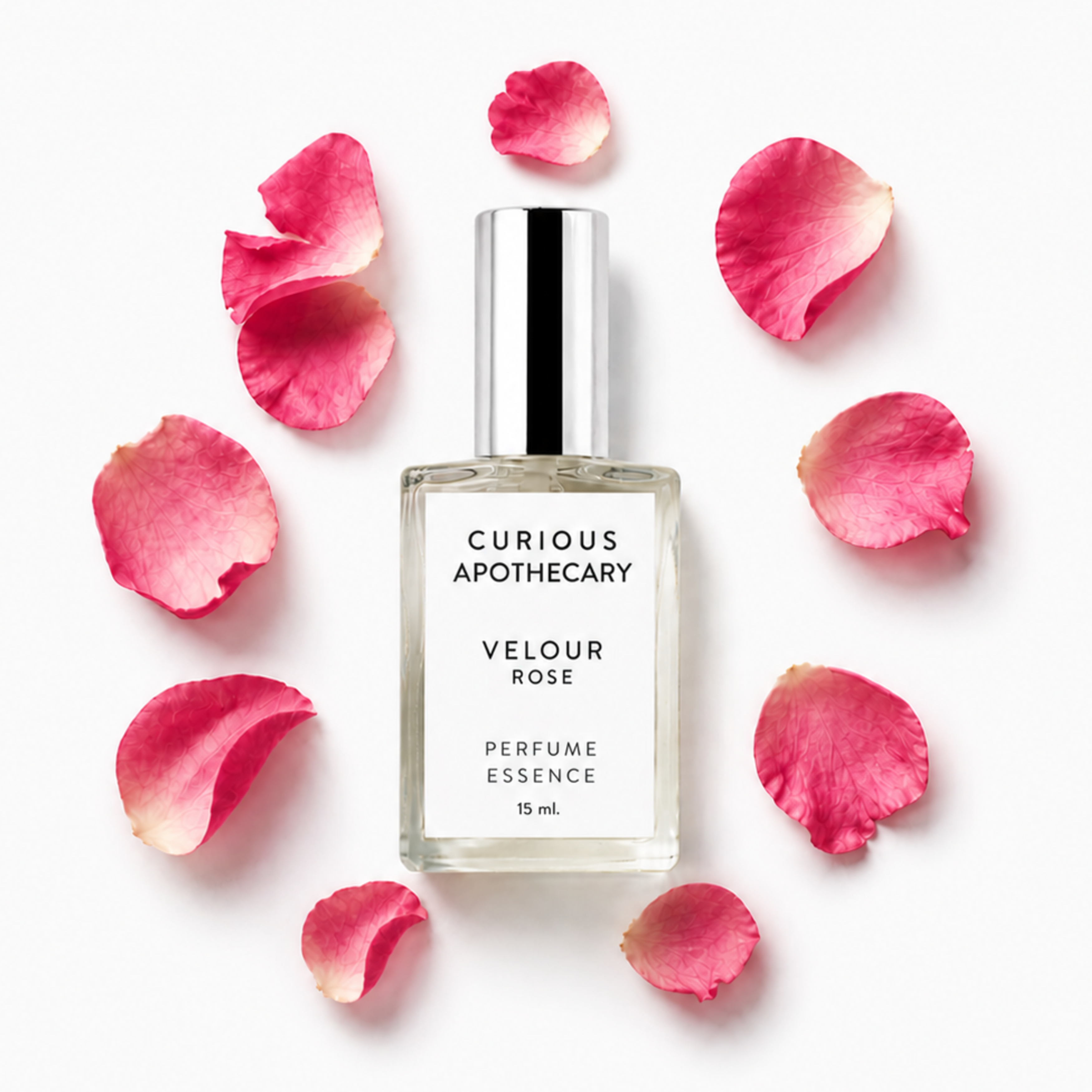 Velour Rose Oud Perfume, Floral Sandalwood Saffron by Curious Apothecary