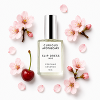 Slip Dress N90 perfume Dark Cherry Gourmand Fruit Smoky Leather by Curious Apothecary