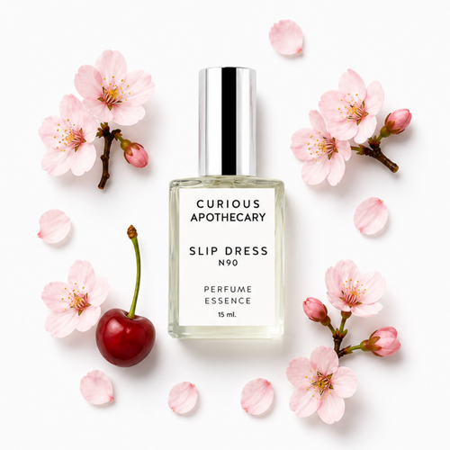 Slip Dress N90 perfume Dark Cherry Gourmand Fruit Smoky Leather by Curious Apothecary