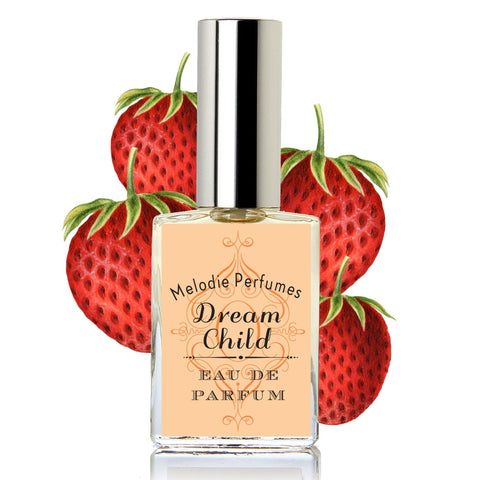 Dream Child™ perfume spray by Melodie Perfumes. Strawberries for grownups