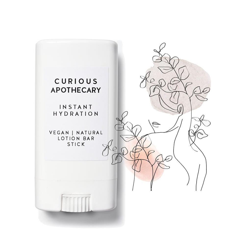 Curious Apothecary Instant Hydration Vegan Lotion Bar stick