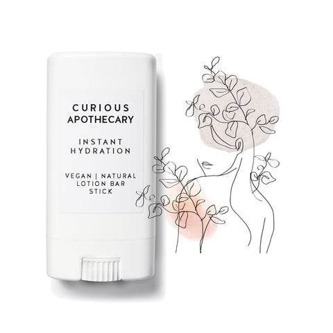 Curious Apothecary Instant Hydration Vegan Lotion Bar stick