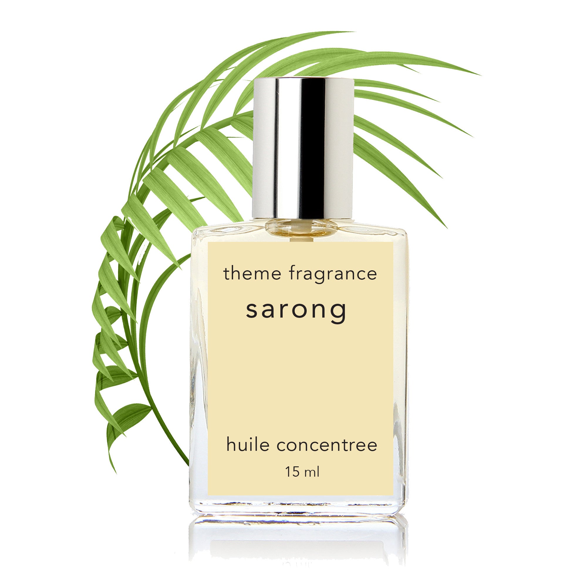 Sarong Tropical Vanilla Coconut Perfume Oil by Theme Fragrance Sarong 15 ml Perfume Spray