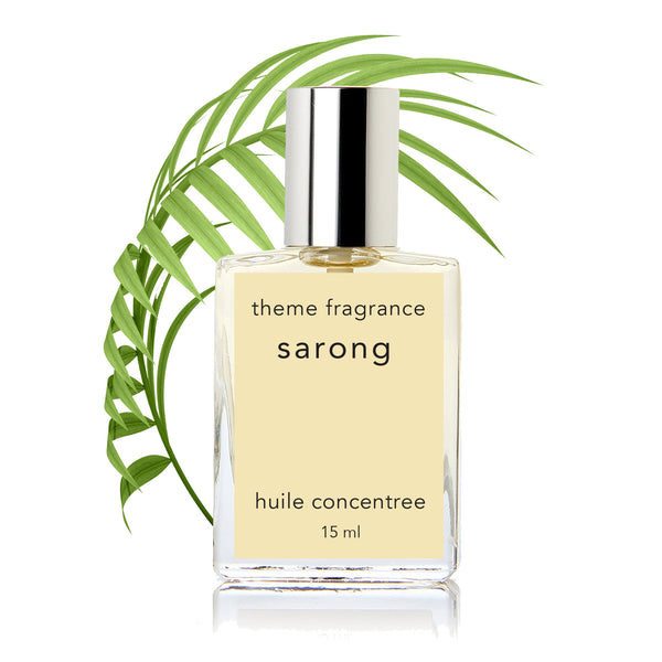Sarong ™ 15 ml perfume oil. Tropical Vanilla coconut. Best coconut fragrance - theme-fragrance