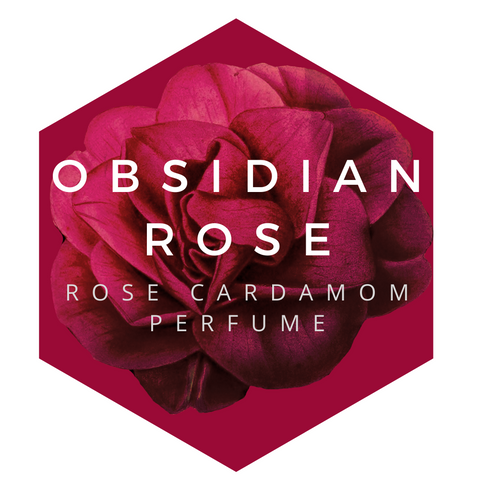 Obsidian Rose™ Perfume Curious Apothecary. Celestial Cardamom Rose