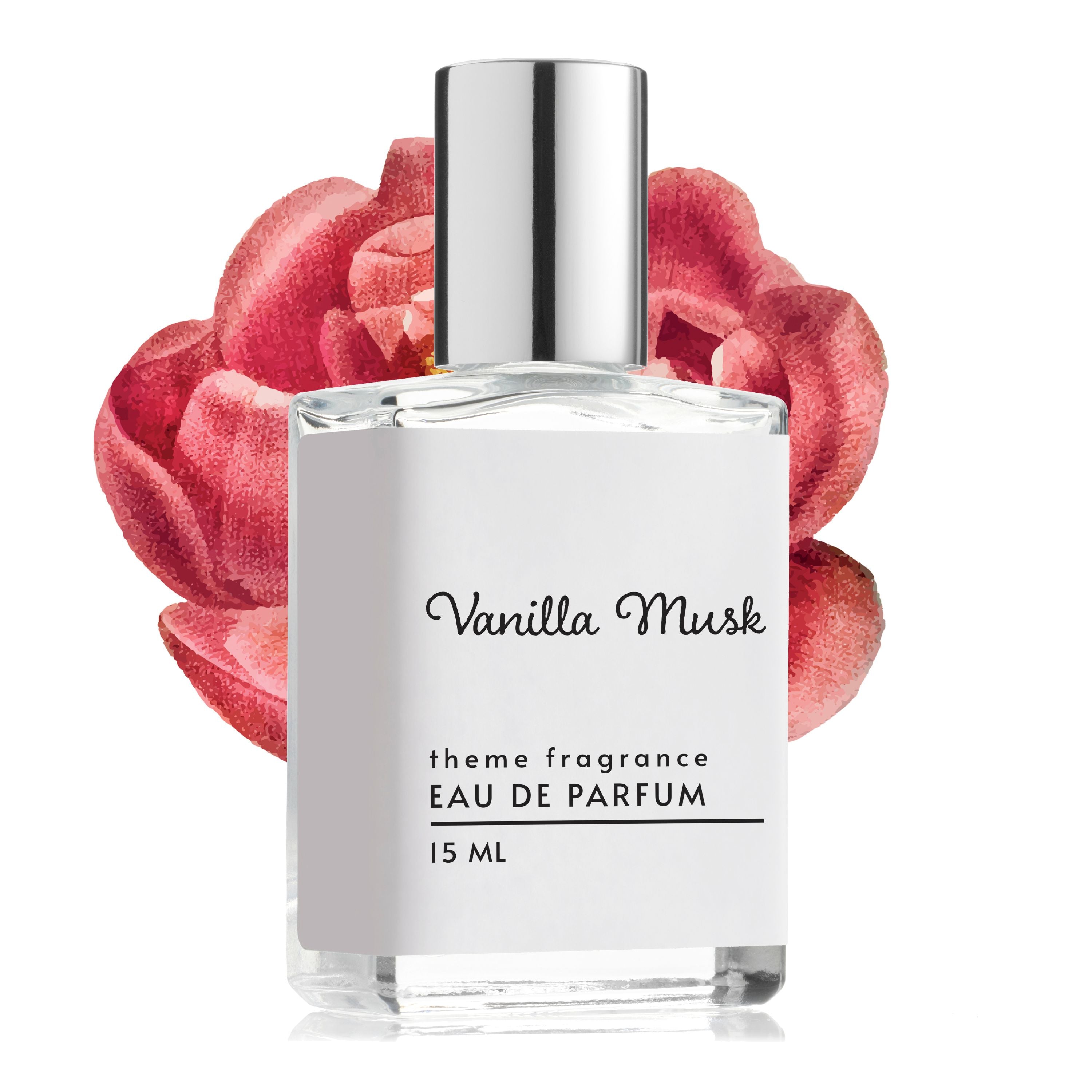 Theme Fragrance Vanilla Musk Perfume for Women. Just the best light sweet vanilla with soft musk! 15 ml rollerball